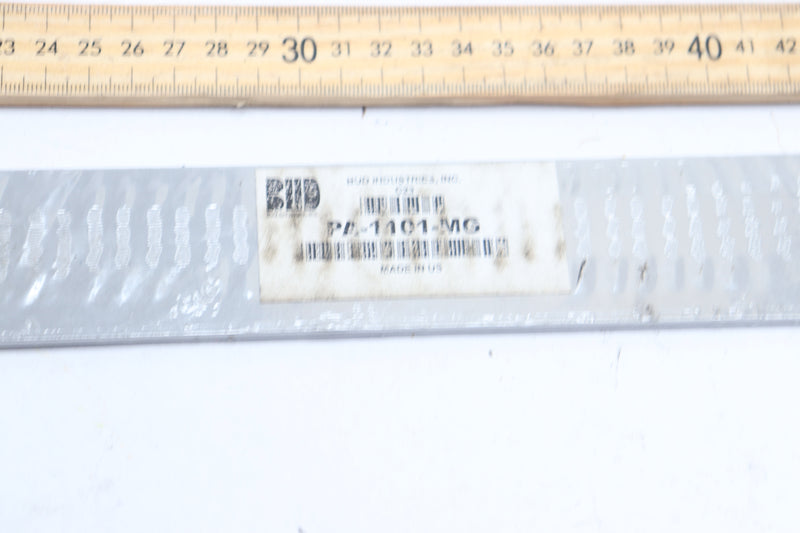 BUD Front Aluminum Panel Metallic Gray 19" L x 1.750" W x 0.125" H PA-1101-MG