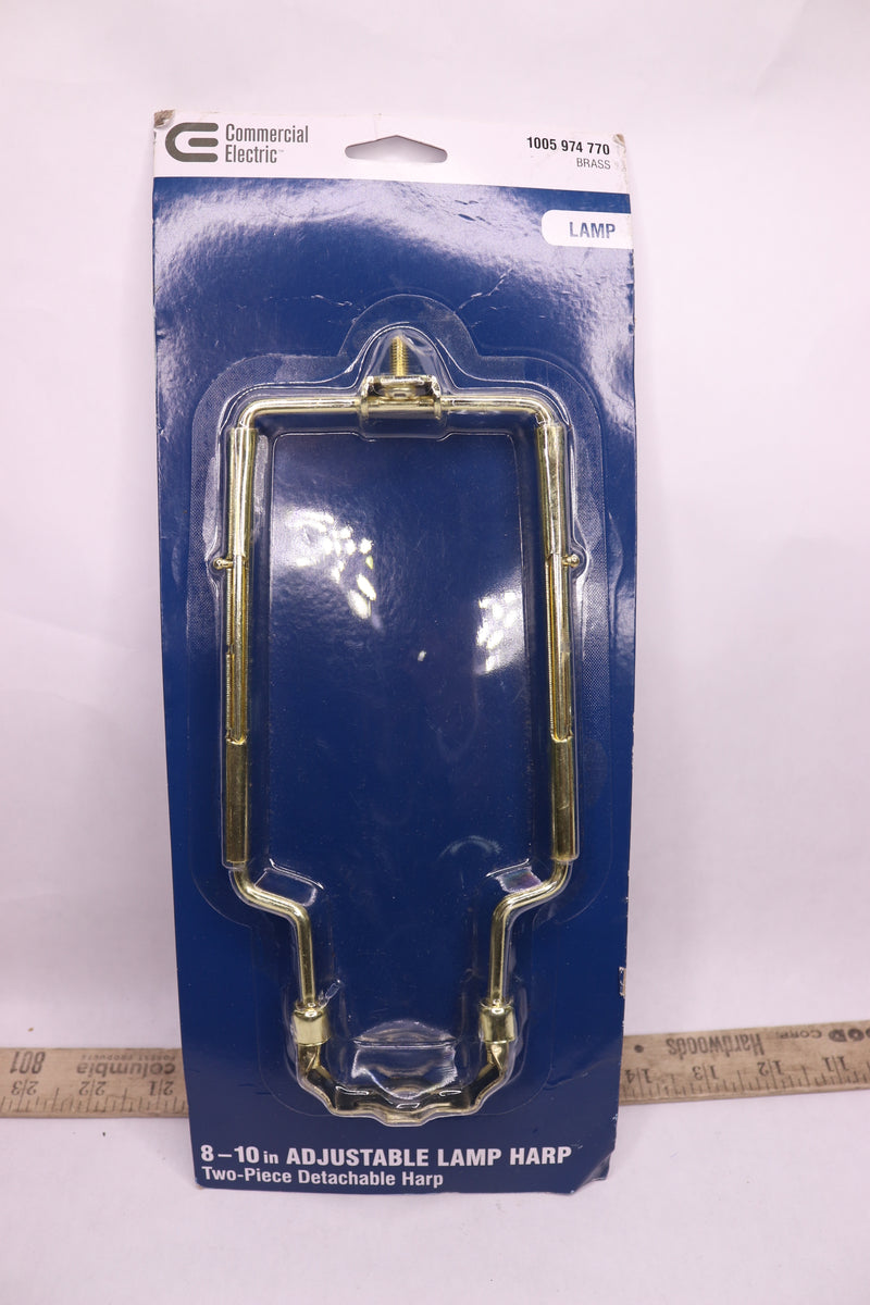 Commercial Electric Adjustable Brass Lamp Harp 8" to 10" 1005 974 770
