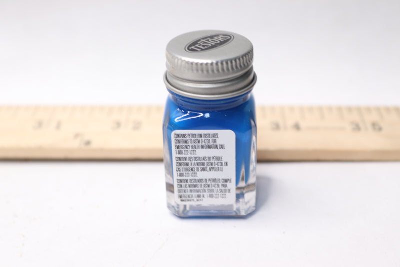 Testors Enamel Paint Fluorescent Blue 0.25 oz 1176TT