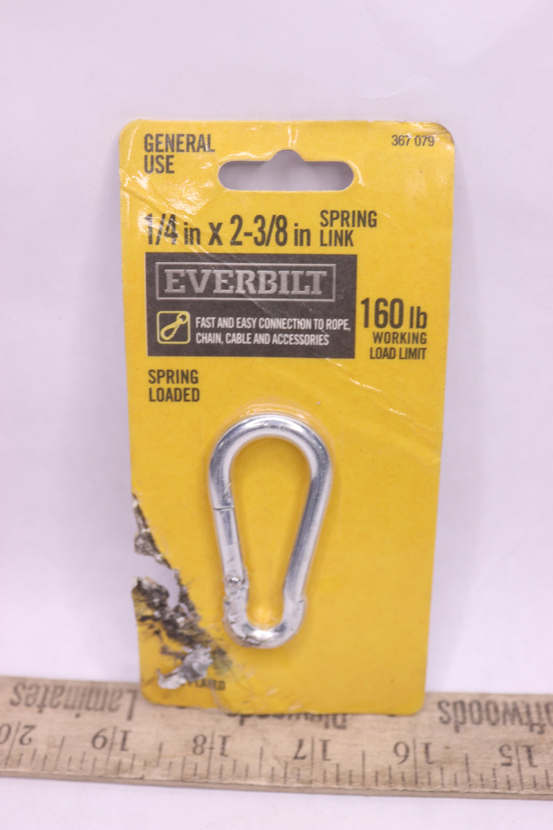 Everbilt Spring Link Zinc Plated 1/4" x 2-3/8" 367079