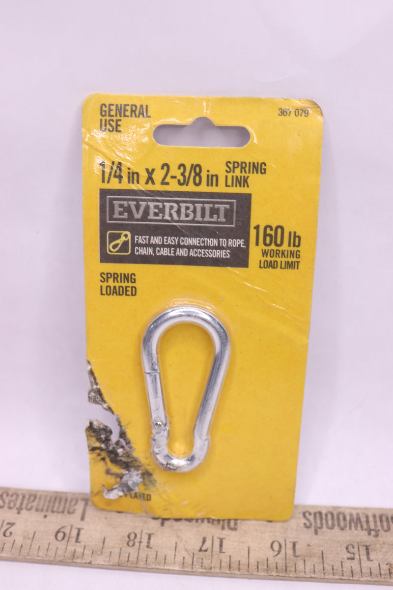 Everbilt Spring Link Zinc Plated 1/4" x 2-3/8" 367079