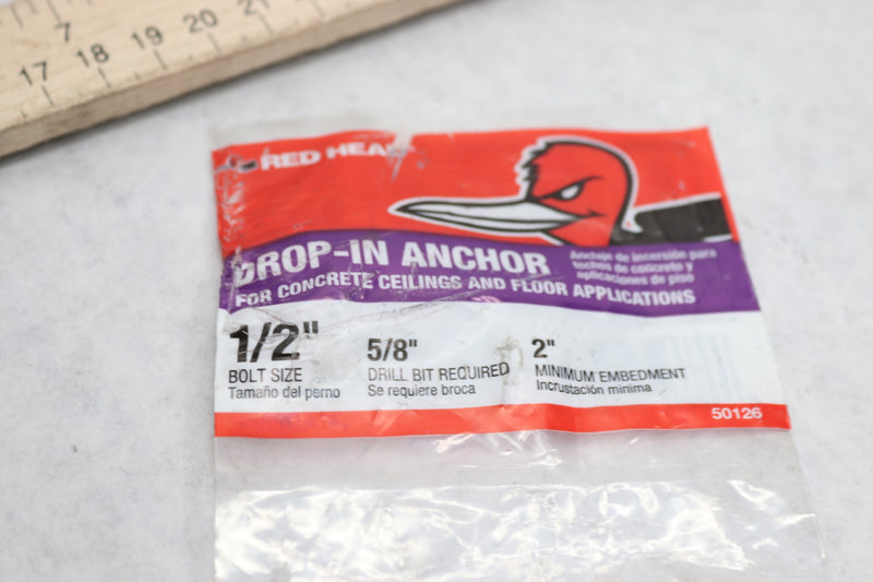 Red Head Concentrate Anchor 1/2" Drop 50126