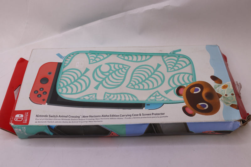 Nintendo Switch Carrying Case & Screen Protector Ac Nh Aloha Edition 04549688265