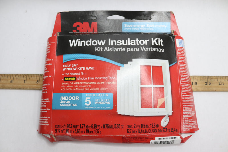 (5-Pk) 3M Indoor Window Insulator Kit 62" x 210" HS-011573