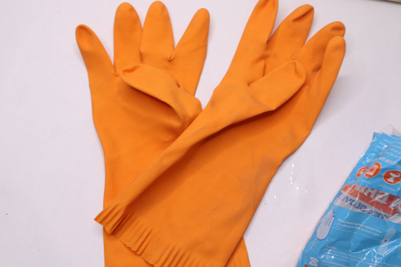 (Pair) Diamond Ultra Grip Heat Resisting Soft Cotton Flock Lining Gloves X-Large