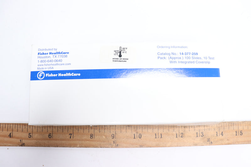 (100-Pk) Fisher Urine Sedimentation Test Slide Acrylic Clear Flat 14377259