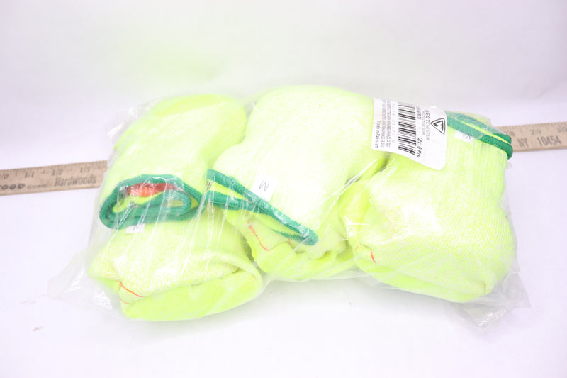 (6-Pairs) Hi Vis Yellow HPPE Orange Foam Nitirle Gloves HVY710HSNFB/M