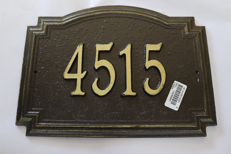 "4515" Address Sign Metal 14" x 10.25"