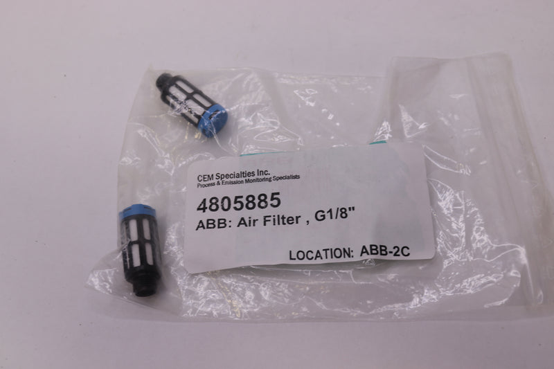 2-Pack ABB Air Filter 1/8" 4805885
