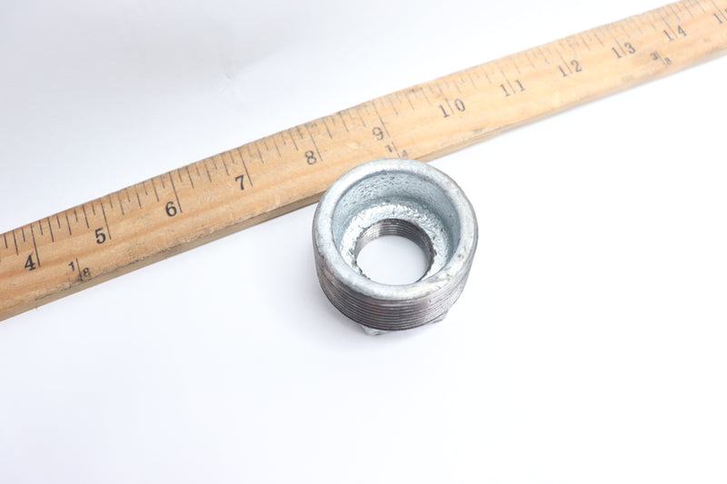 Southland Hex Bushing Fitting Galvanized Malleable Iron 1-1/2" MPT x 3/4" FPT