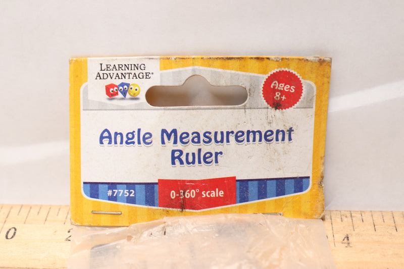 Learning Advantage Angle Measurement Ruler Clear Flexible 7752