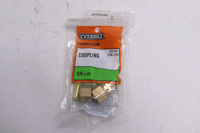 Everbilt  Lead-Free Brass Compression Coupling 3/8" LFA-110