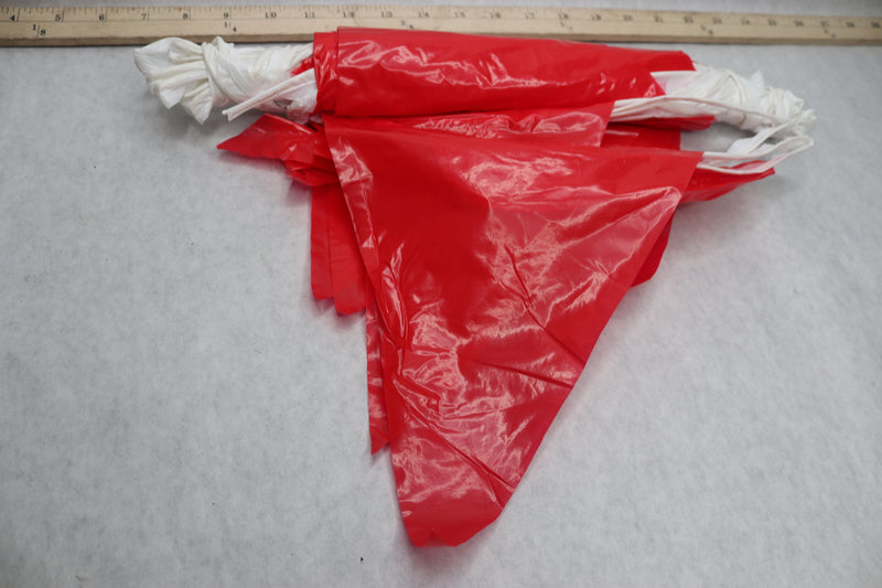 10 Pack Pennant Flags Red 9&quot; x 12&quot; x 60'L 14991-00079-0000