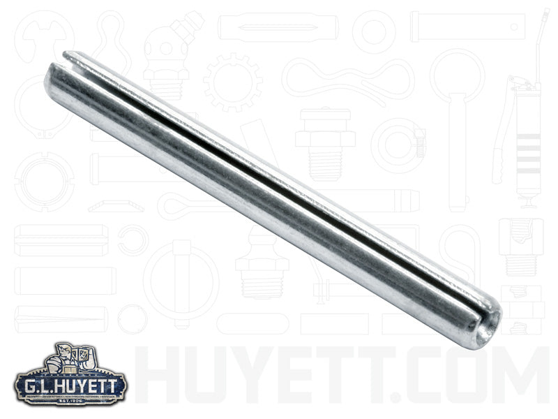 (10-Pk) G.L.Huyett Slotted Spring Pin Carbon Steel Zinc 3/8" x 4" SP-375-4000