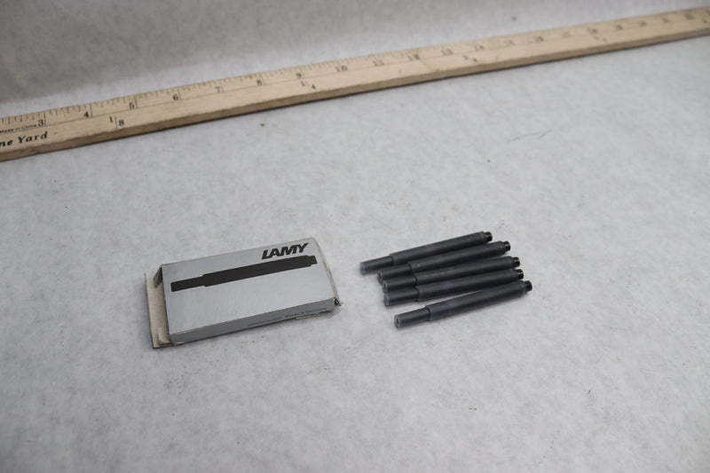 (5-Pk) Lamy Black Ink Cartridges T-10