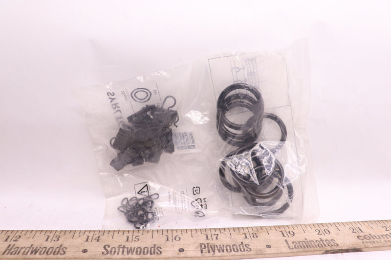 (10-Pk) Ikea Syrlig Curtain Ring with Clip and Hook Alloy Steel Black 102.172.40