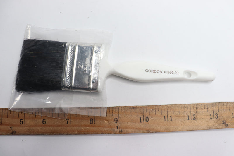 Gordon Brush Chisel Edge Paint Brush Polyester Bristle Plastic Handle 2"