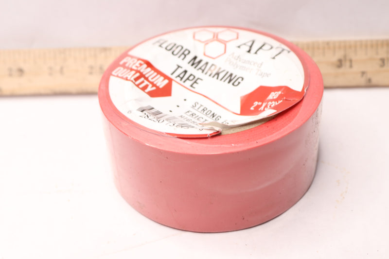 APT Floor Marking Tape Red 6 mil Thick 2" x 33 Yrd