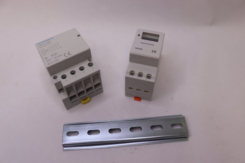 Electrodepot 4-Pole Electronic Programmable Timer 110-120VAC Coil 40 Amp