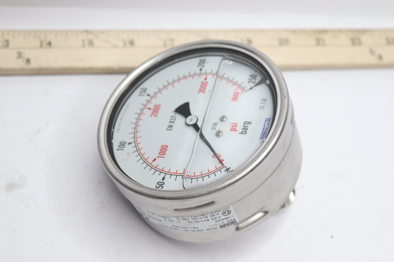 Wika Pressure Gauge 2-1/2" Dial x 1/4" Thread 89734OHV