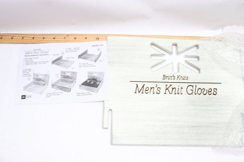 Britt's Knits Men's Knit Gloves Display Assembly DIS-BKMGLV-U24