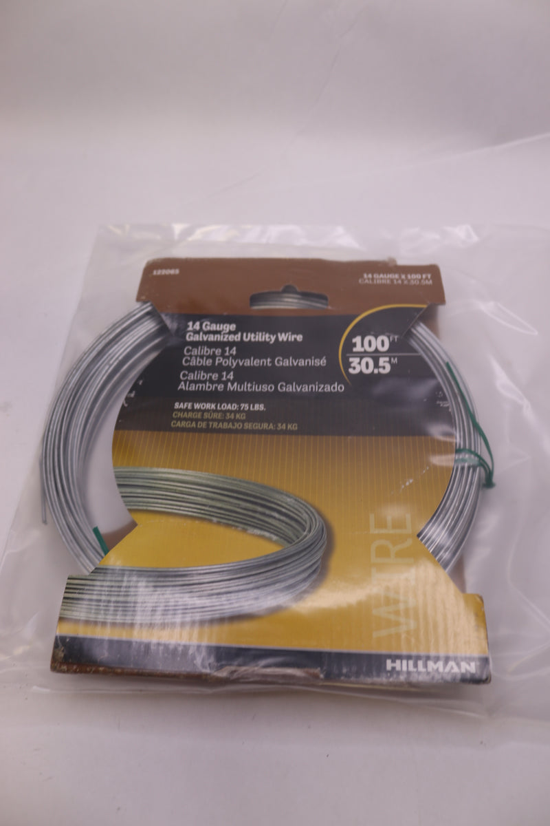 Hillman Mechanics And Stovepipe Wire 14-Gauge Steel 100-Ft 122065