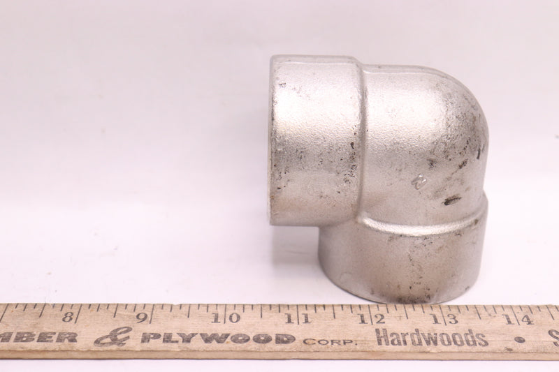 Various Manufacturers Stainless Steel Threaded Elbow Fitting 90 Deg 3000