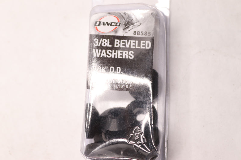 (10-Pk) Danco Rubber Beveled Washer Black 11/16" 88585
