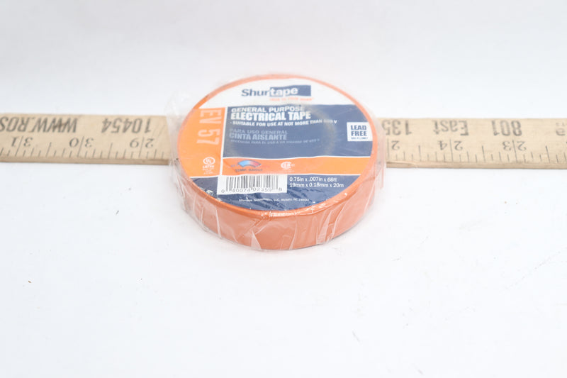 Shurtape General Purpose Electrical Tape 7 mils Orange 3/4" x 66'  EV57