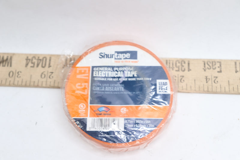 Shurtape General Purpose Electrical Tape 7 mils Orange 3/4" x 66'  EV57