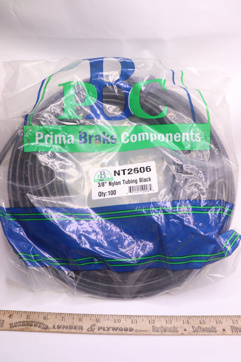 Prima Brake Components Tubing Black Nylon 3/8" NT2606