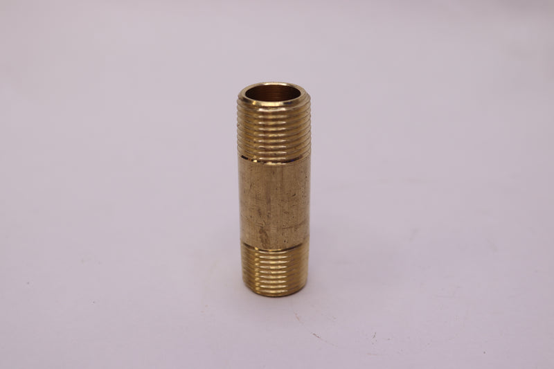 Everbilt Pipe Nipple Fitting Brass 3/8" x 2" MIP 802309