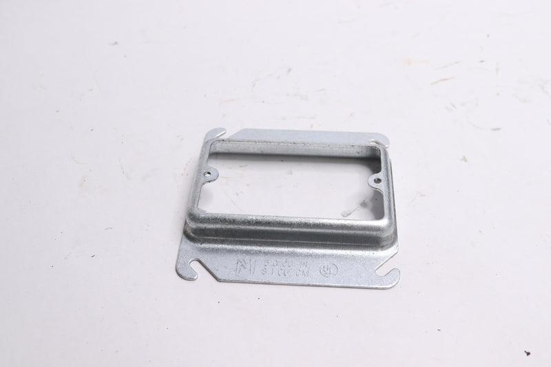 (33 PK) Raco 1-Gang Square Mud Ring Box Cover Steel 4" x 4" x 1" 774