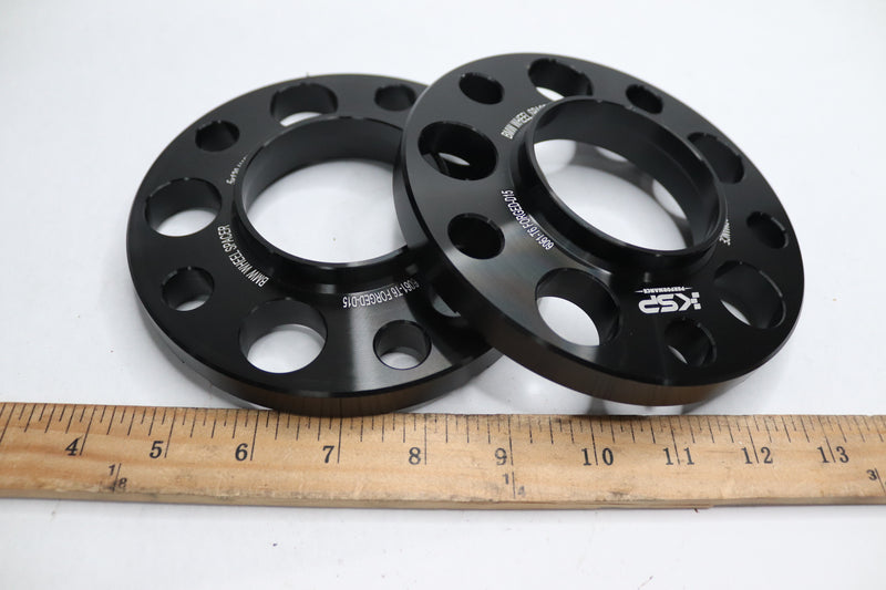 (2-Pk) KSP Hubcentric Forged Wheel Adapters w/o Bolts 15mm 6061-T6 FORGED-D15