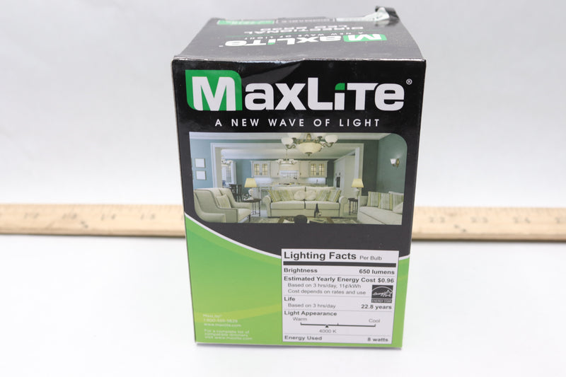 Maxlite LED Light Bulb 8BR30DLED40/G3