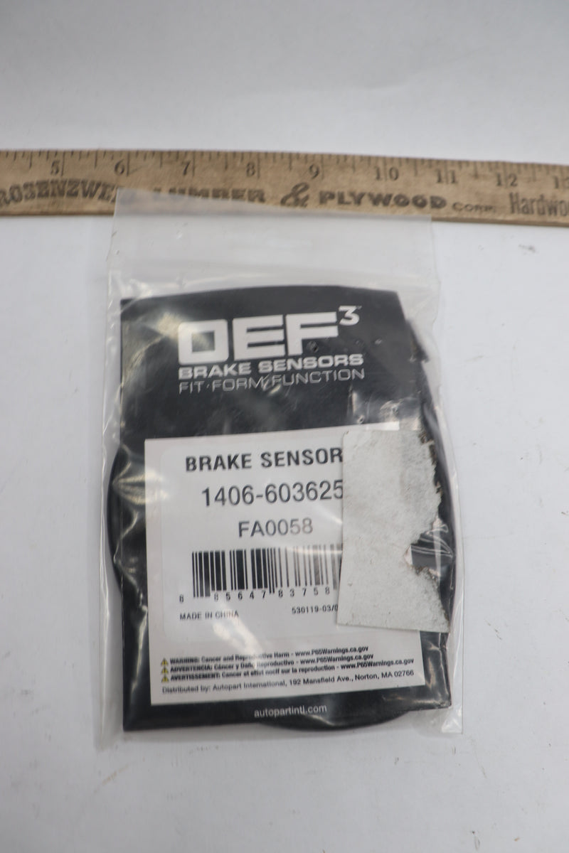OEF3 Front Disc Brake Pad Wear Sensor 1406-60362