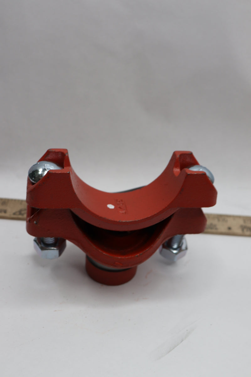 Grooved Mechanical Tee Bolted Branch Outlet w/ E-Gasket 2-1/2" x 1-1/4"