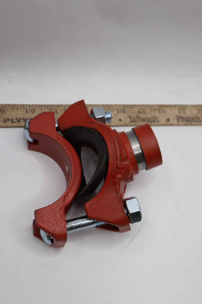 Grooved Mechanical Tee Bolted Branch Outlet w/ E-Gasket 2-1/2" x 1-1/4"