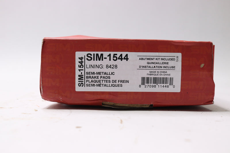 SIM Semi-Metallic Brake Pads SIM-1544