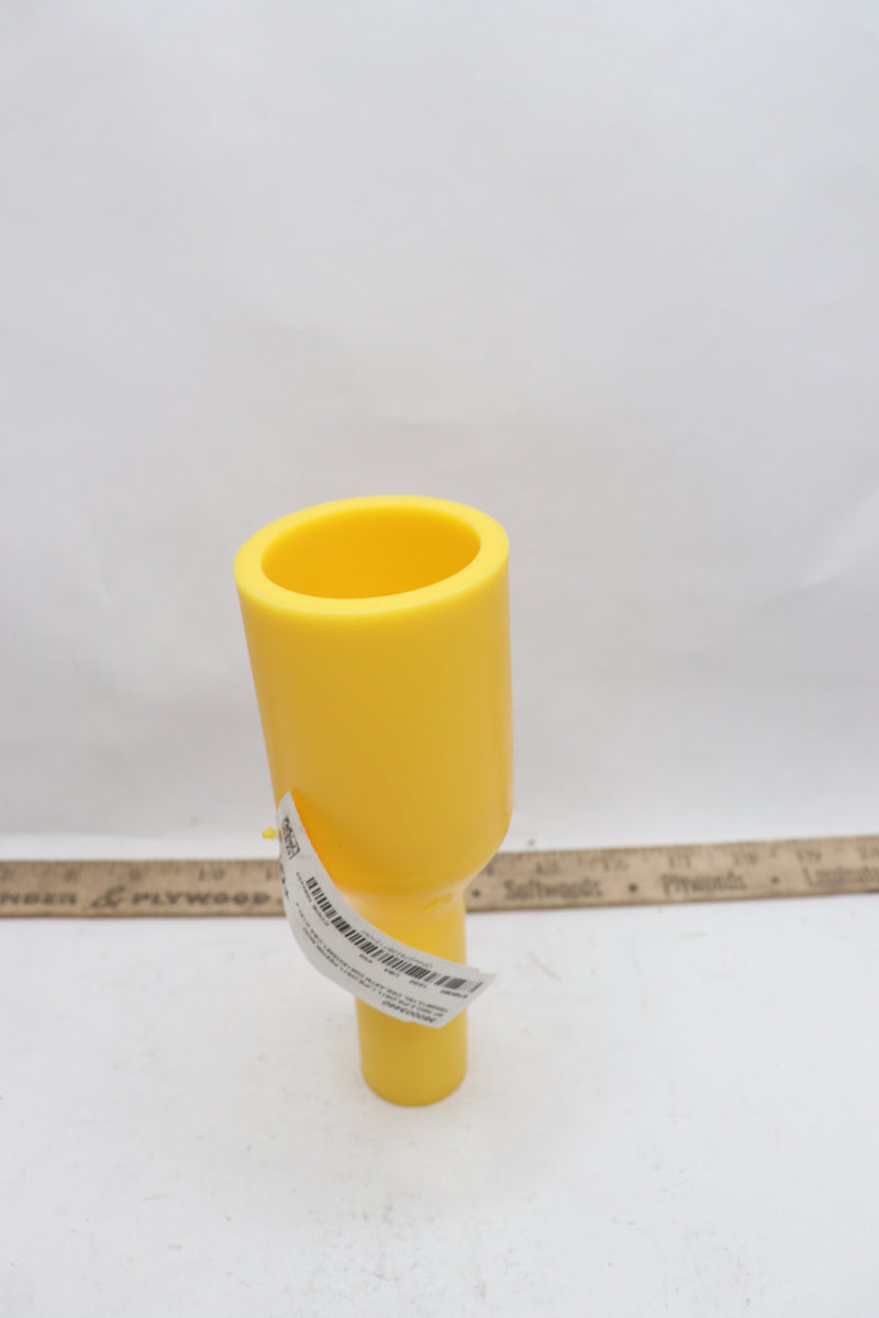 GF Fusion Reducer Butt Fusion Yellow Polyethylene 2" x 1" 360003460