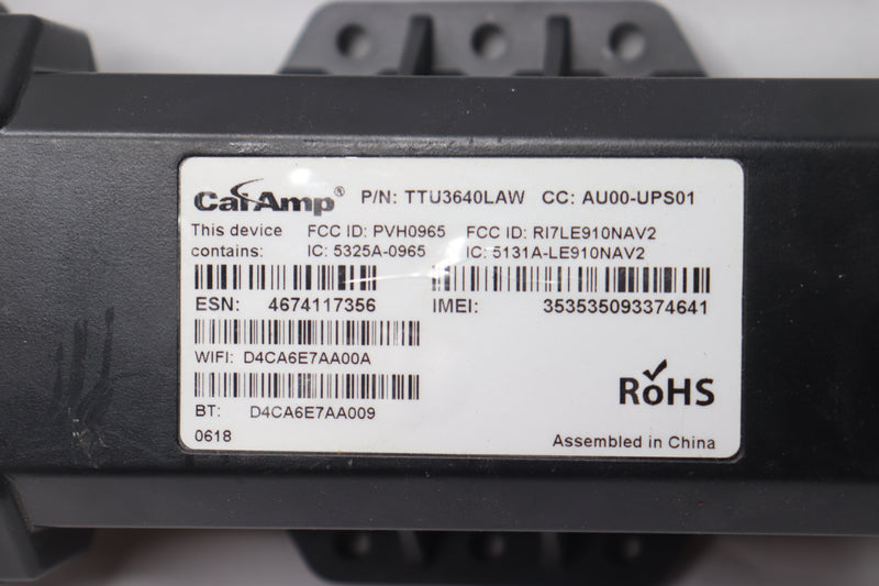 CAL AMP 4G/LTE/3G Cat 1 GPS BT WiFi Tracker TTU3640LAW