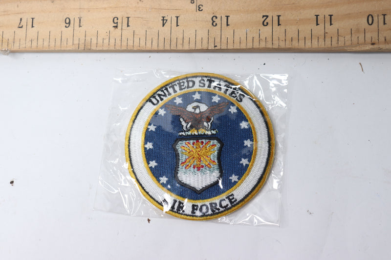 Air Force Round Patch Veteran Owned Business 3"
