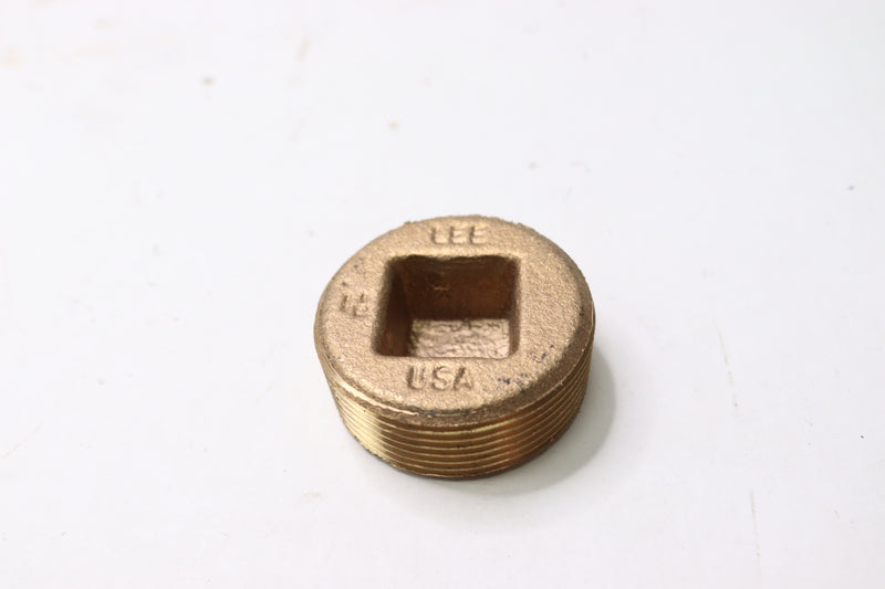 Threaded Cleanout Plug Brass 1-1/2'' 42369