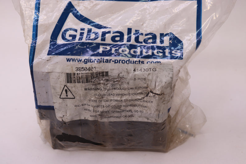(5-Pk) Gibraltar Tapped Through T Slot Nut Thread 1-8" 41430TG