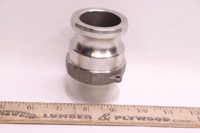 Dixon Andrews Cam and Groove Fitting Weldable Stainless Steel 1-1/2" 150-F-SS