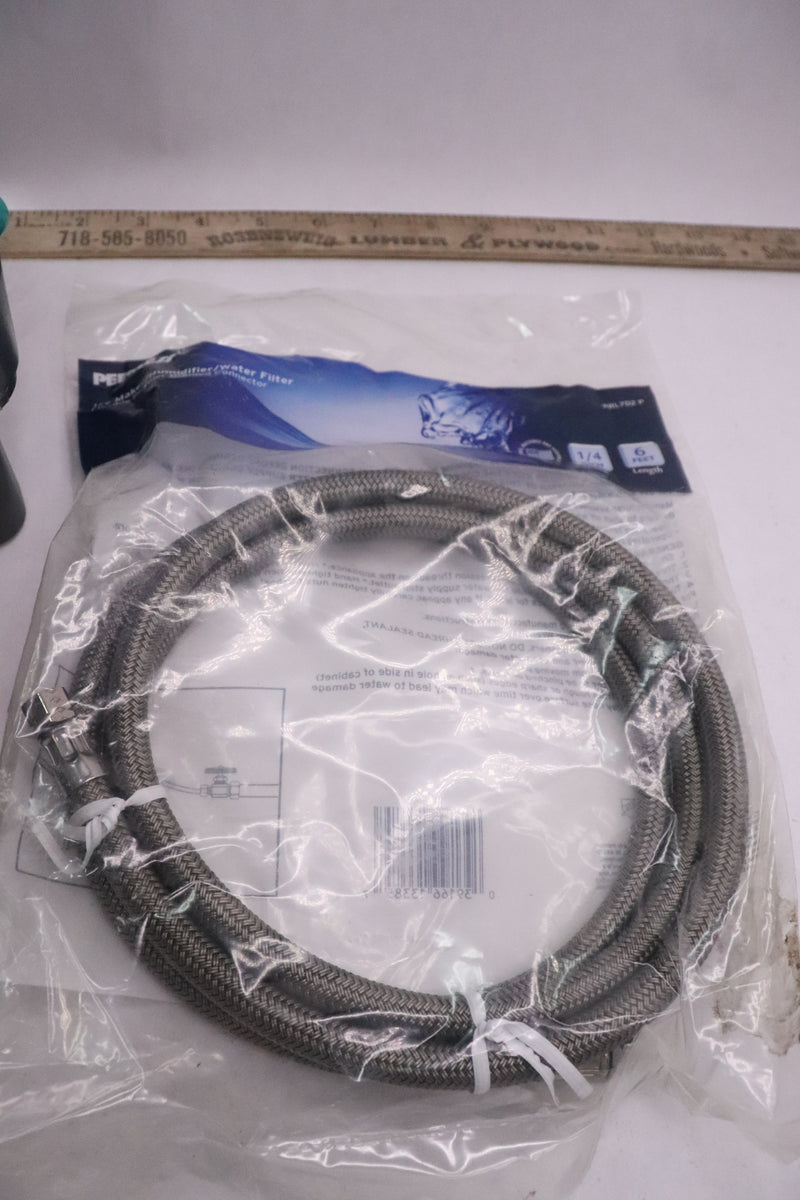 Peerless Flexible Braided Connector Polymer 1/4" x 6' PRL702P