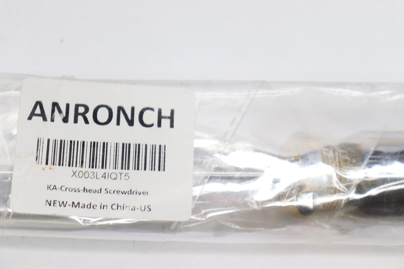ANRONCH Phillips High Strength Magnetic Screwdriver Chrome Vanadium Steel 15"