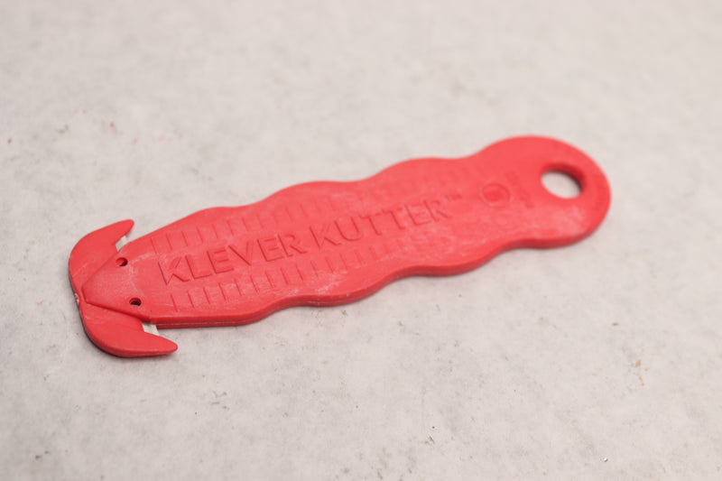 Klever Cutter Package Opener Stainless Steel Red KCJ-1SS