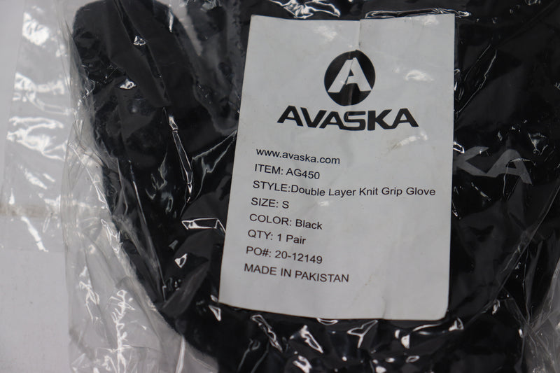 (Pair) Avaska Double Layer Knit Grip Glove Small AG450