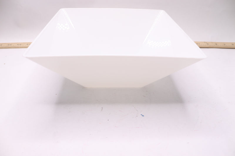 Blue Sky Serving Bowl Plastic Medium Square White 2268